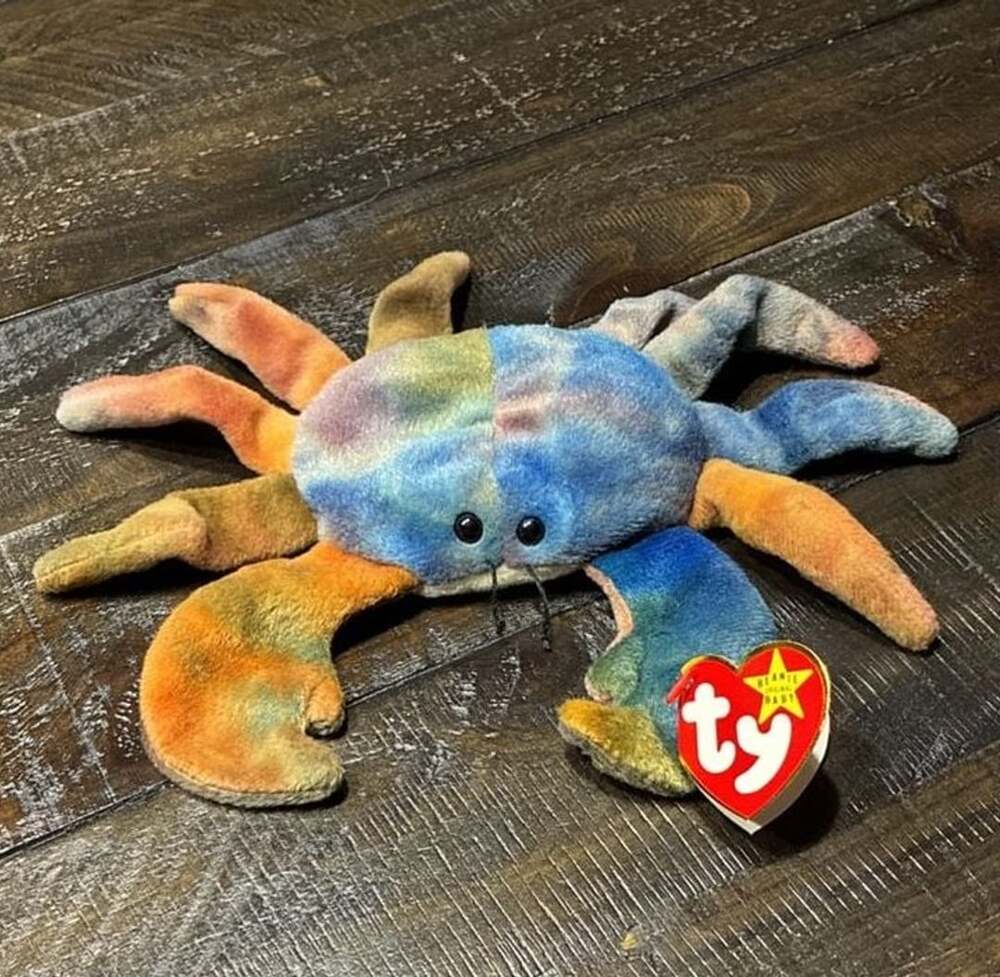 Ty Beanie Babies Claude The Crab Plush Toy Vintage 1996